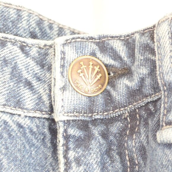NWT Rag & Bone Charlie High Rise Barrel Jeans Horseshoe Sz 28 - Picture 6 of 9